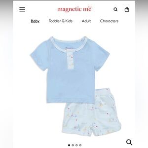 Magnetic Me “Sail-ebrate Good Times” Top & Short Set
